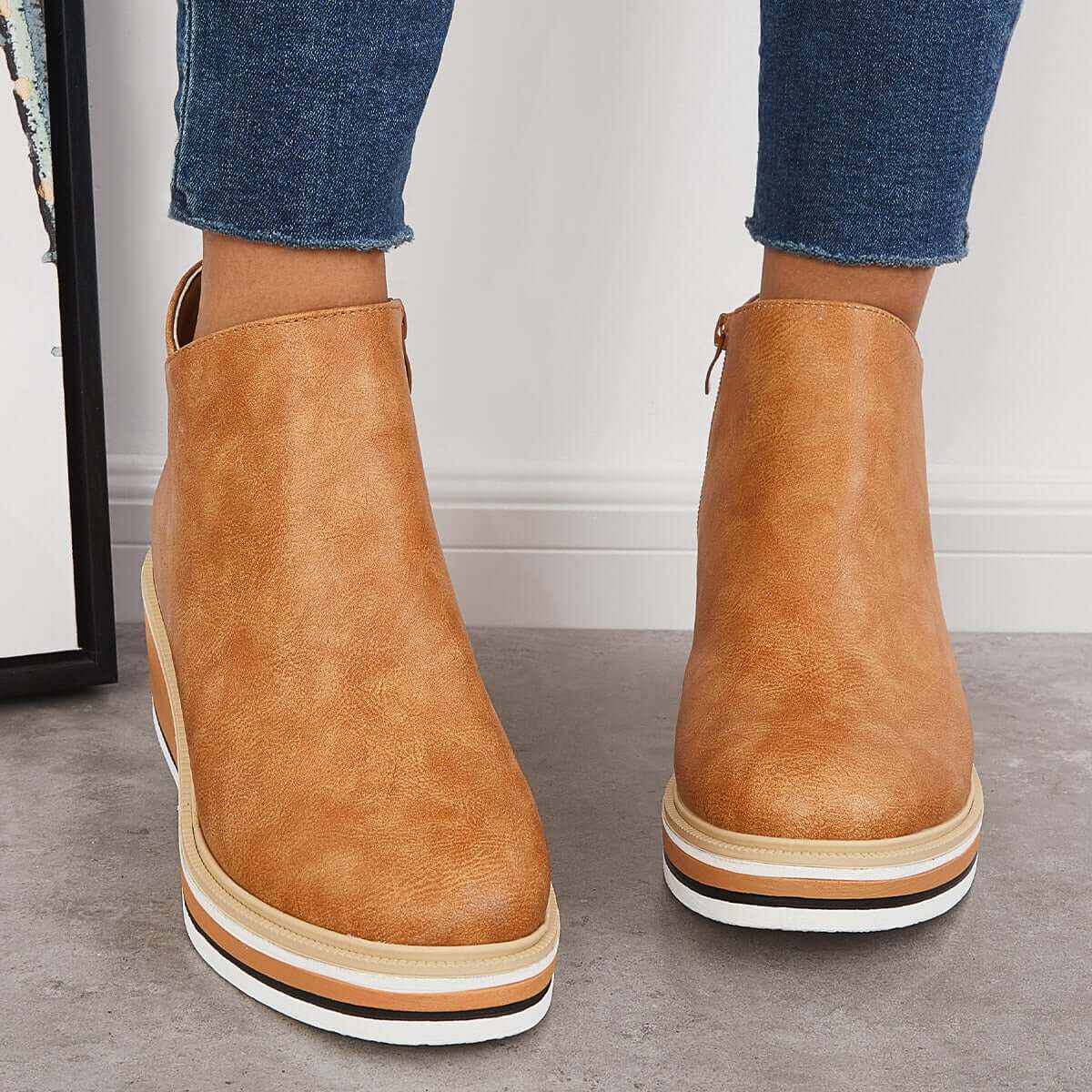 Danielle – Bottes à plateforme tendance
