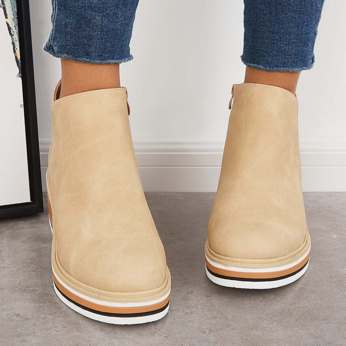 Danielle – Bottes à plateforme tendance