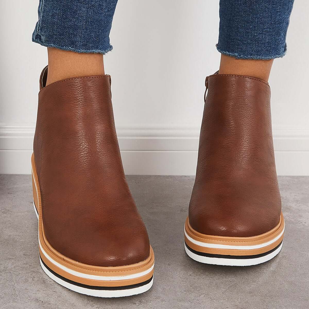 Danielle – Bottes à plateforme tendance