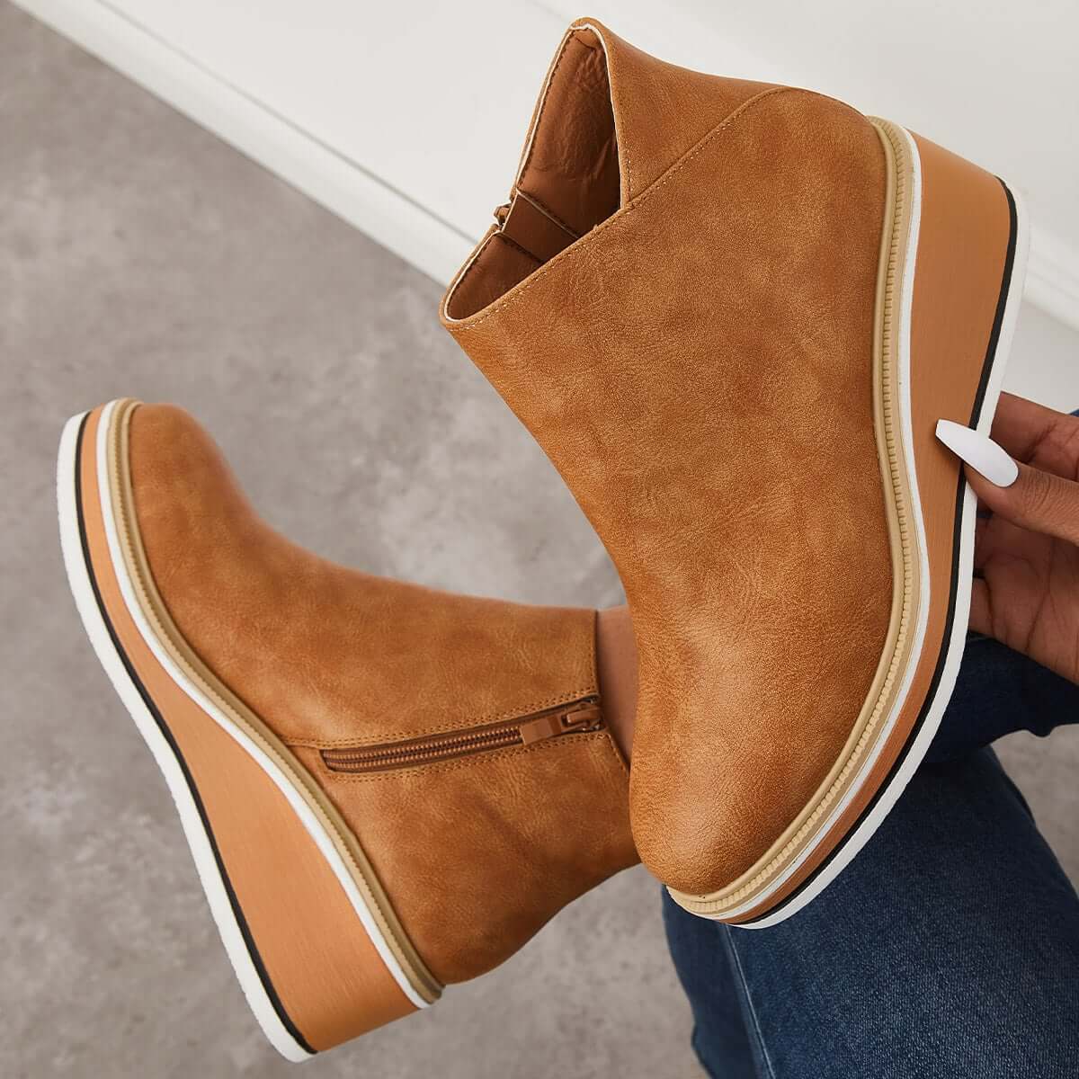Danielle – Bottes à plateforme tendance