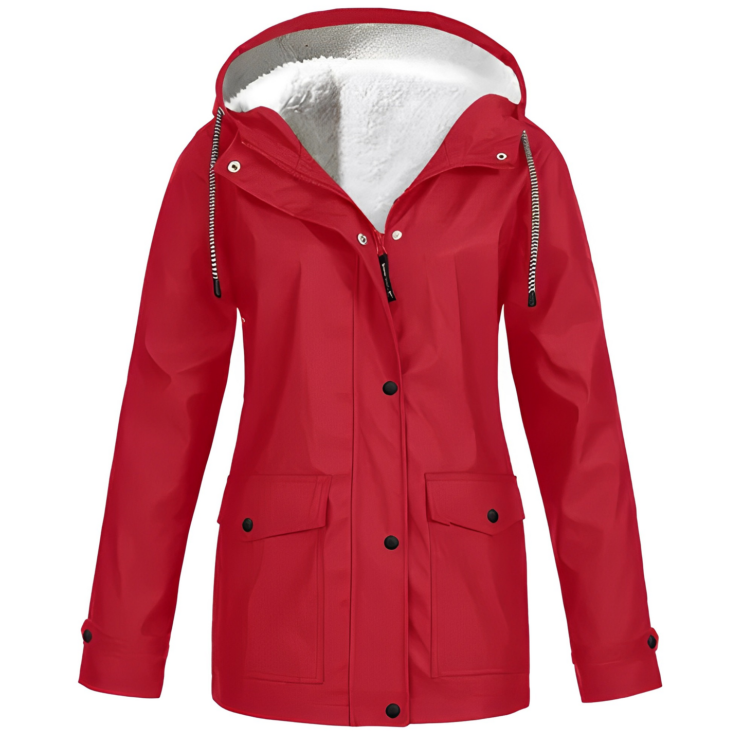 Sherlyn - Manteau à capuche pour femmes avec doublure polaire