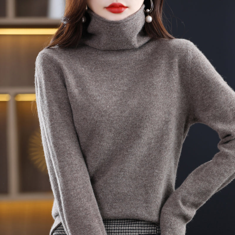 Akainu - Pull Col Roulé en Pure Laine