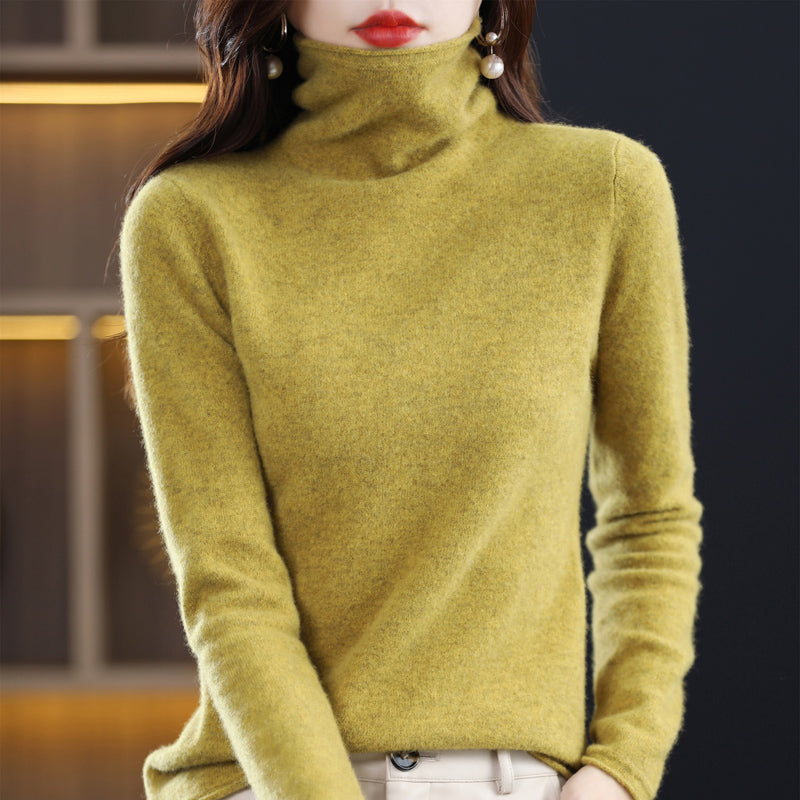 Akainu - Pull Col Roulé en Pure Laine