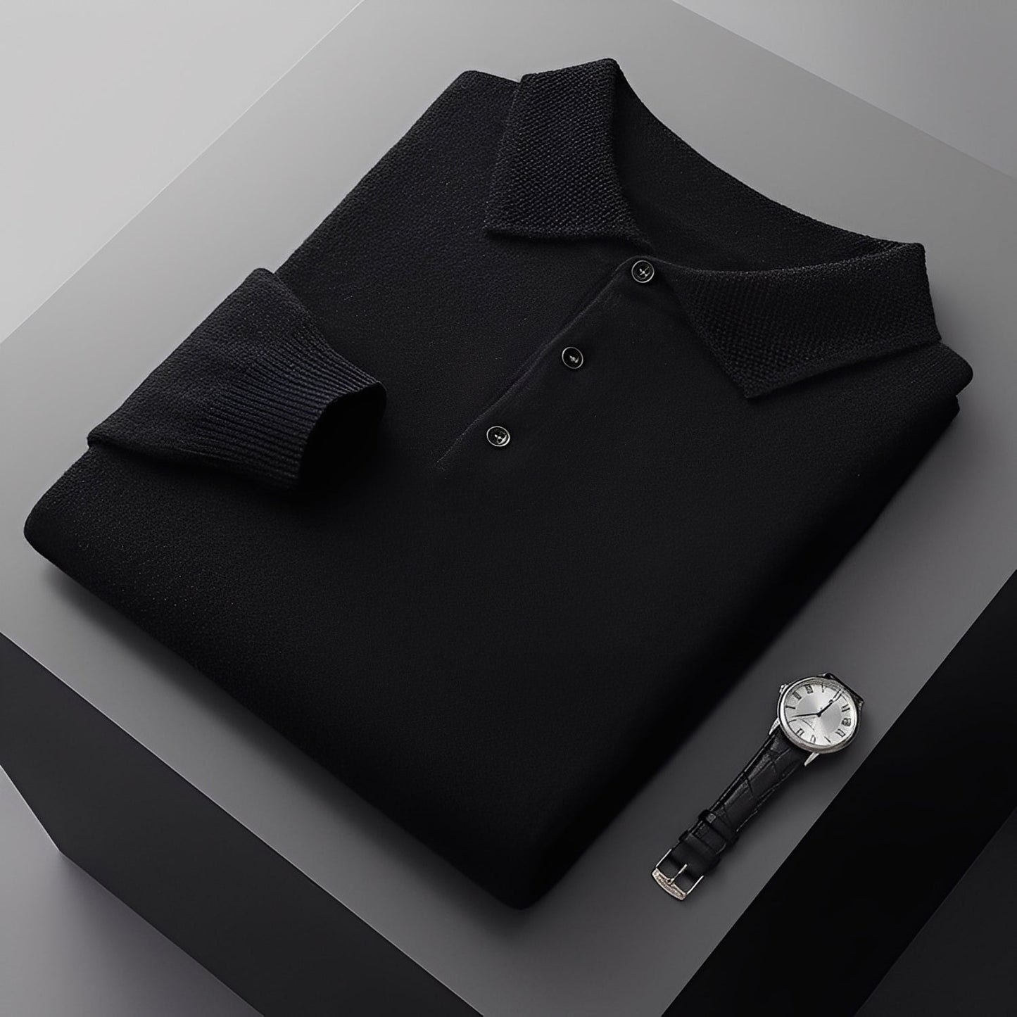 Romilly - Pull Polo en Cachemire Chic pour Hommes