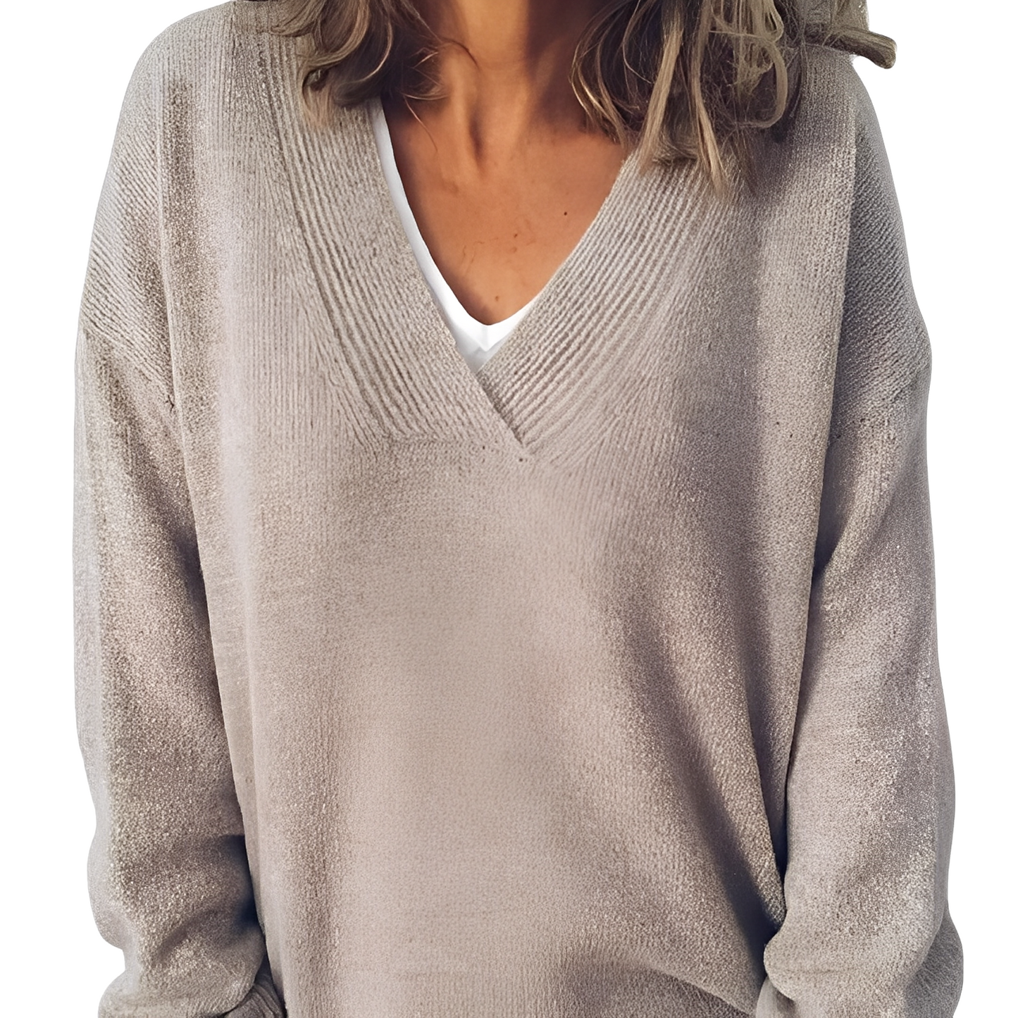 Camryn - Pull ample en maille décontractée pour femmes