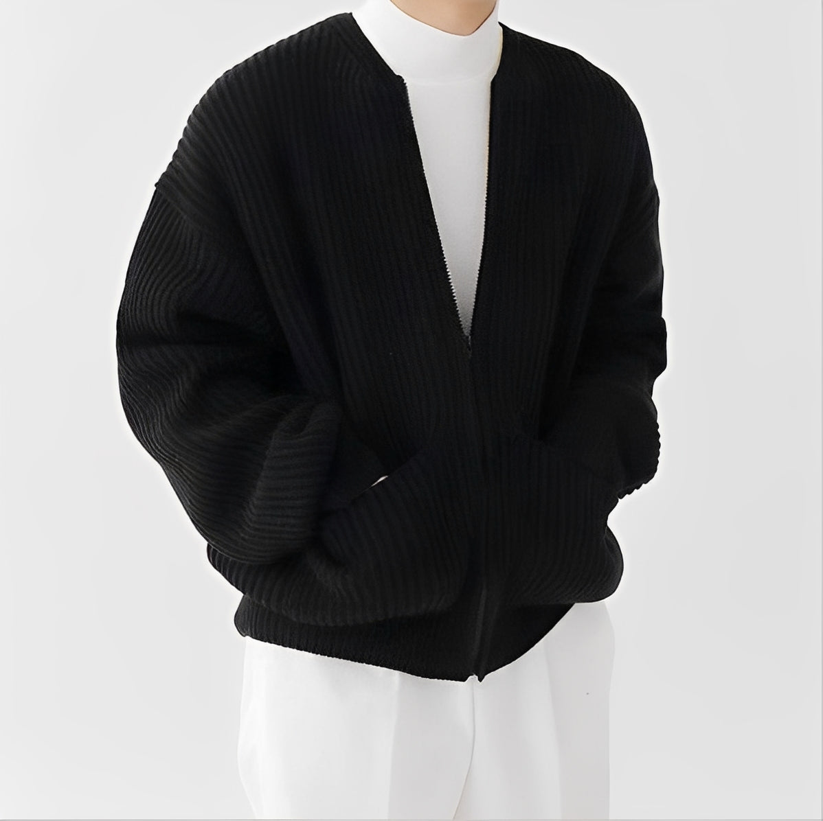 Lyam - Modern sweater with pocket for man