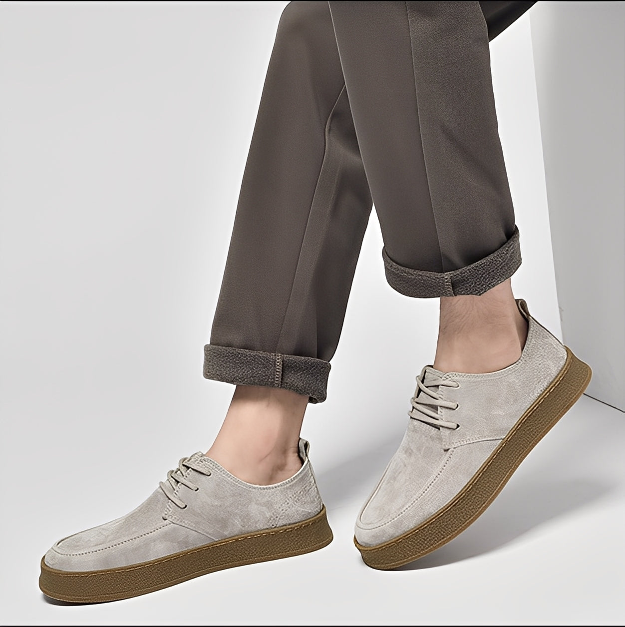 Sylvan - Mocassins chics en daim pour hommes