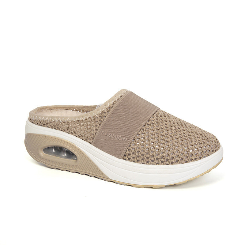 Wendi - Sandales Compensées Slip-On Orthopédiques pour Femmes