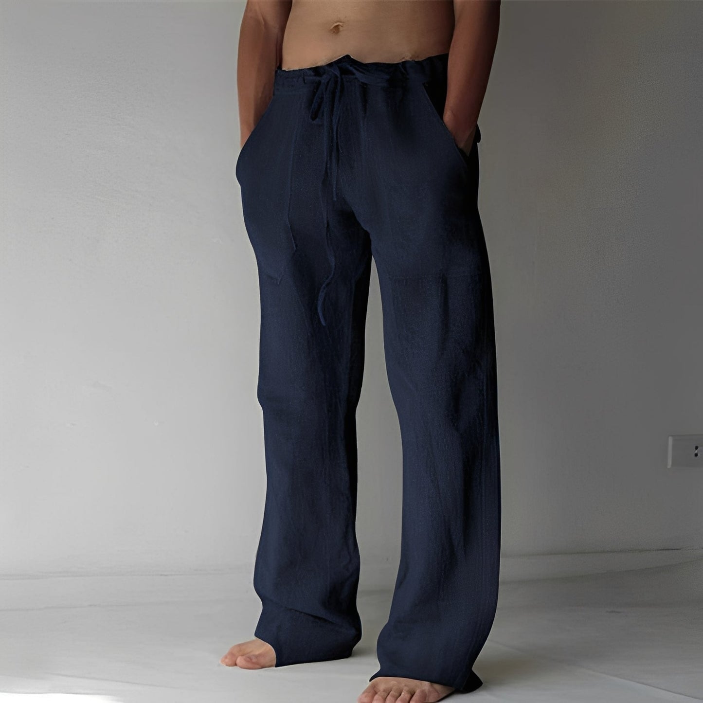 Martin - Pantalon décontracté en lin pour hommes
