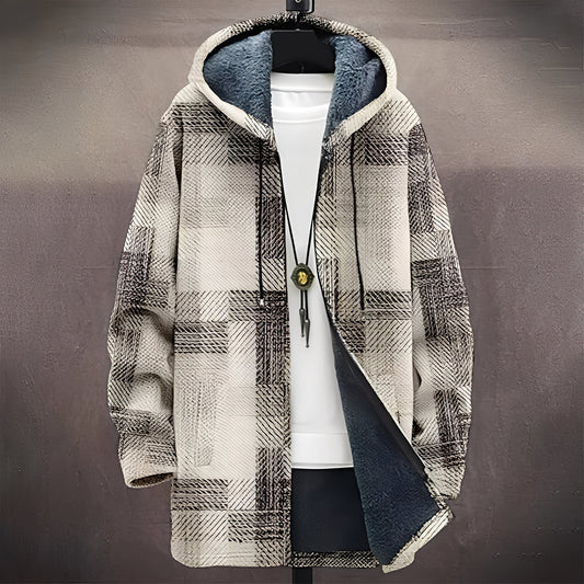 Wiley - Manteau stylé et polyvalent avec motif pour hommes