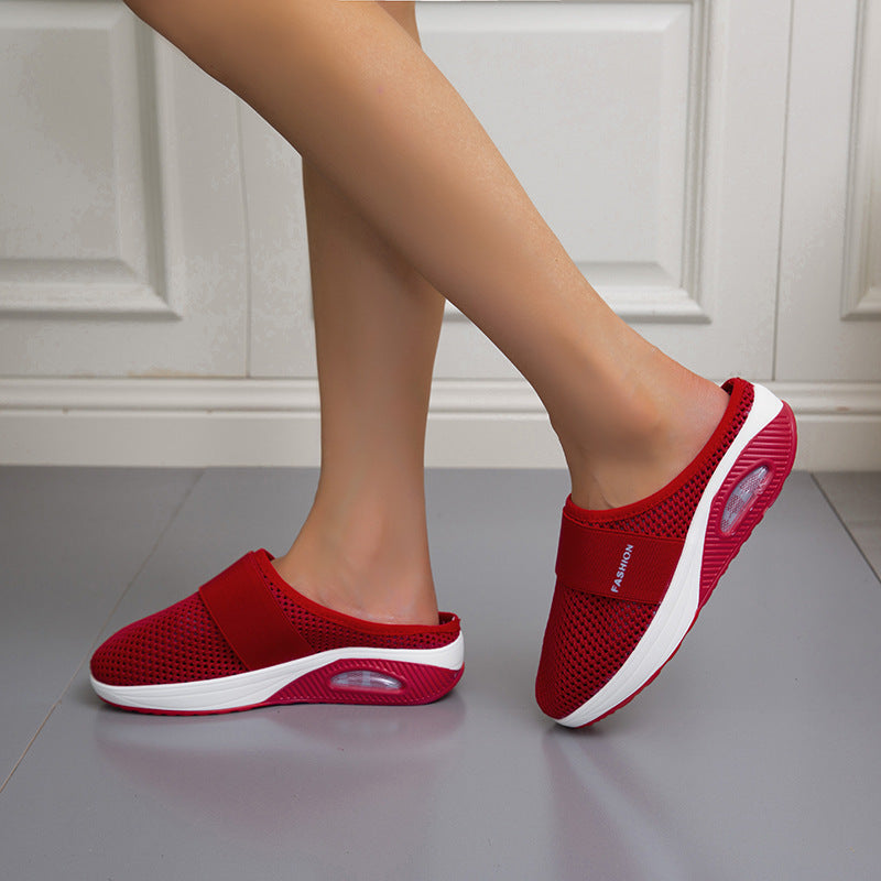 Wendi - Sandales Compensées Slip-On Orthopédiques pour Femmes