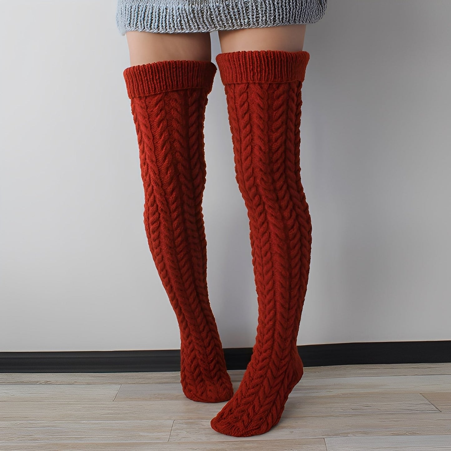 Angelle - Chaussettes longues élégantes pour femmes