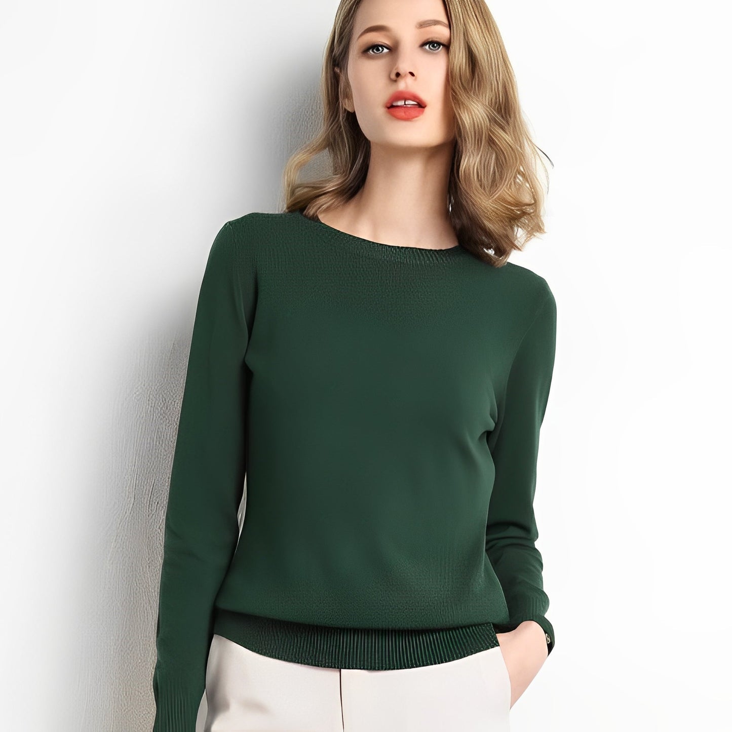 Carmella - Pull doux en maille décontracté pour femmes