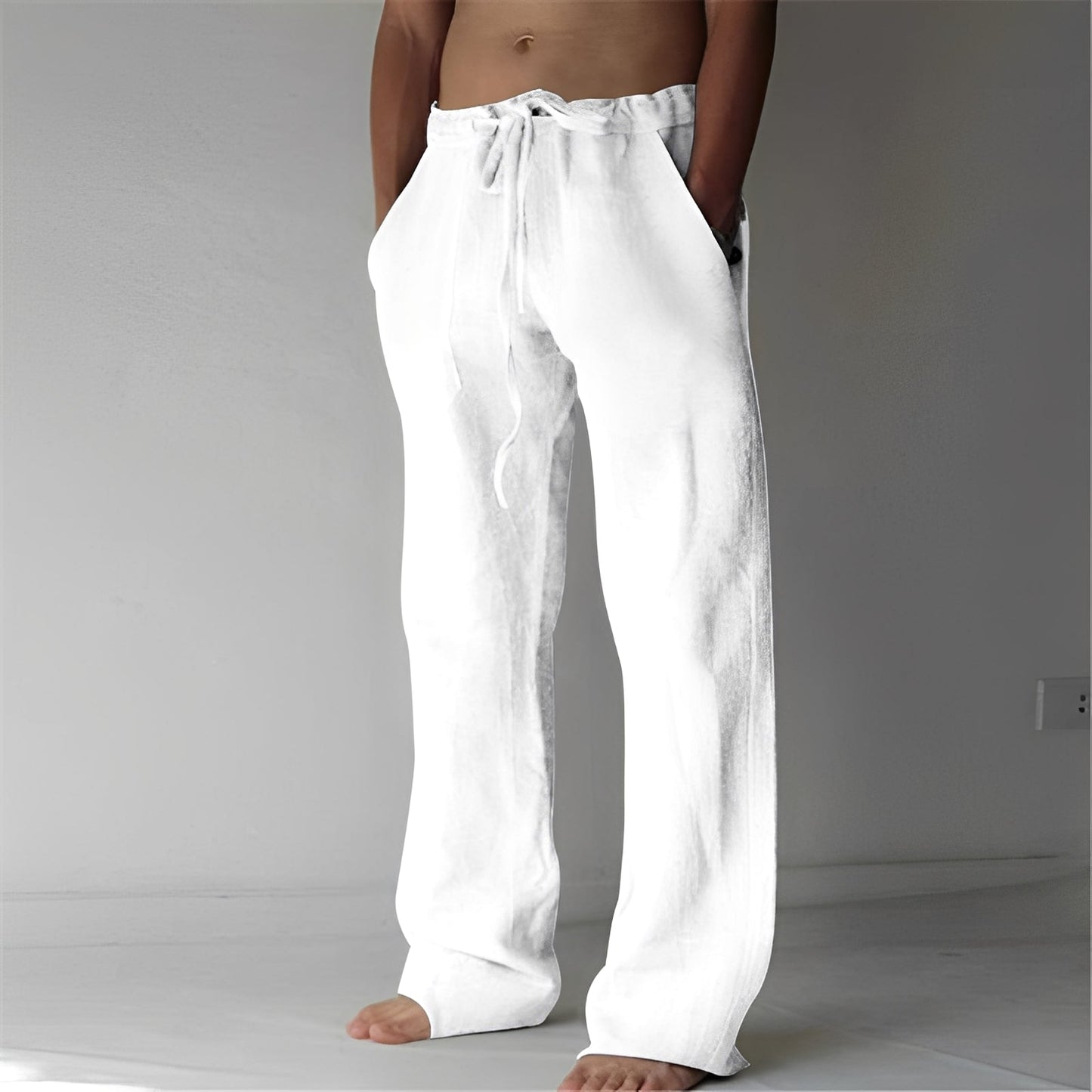 Martin - Pantalon décontracté en lin pour hommes