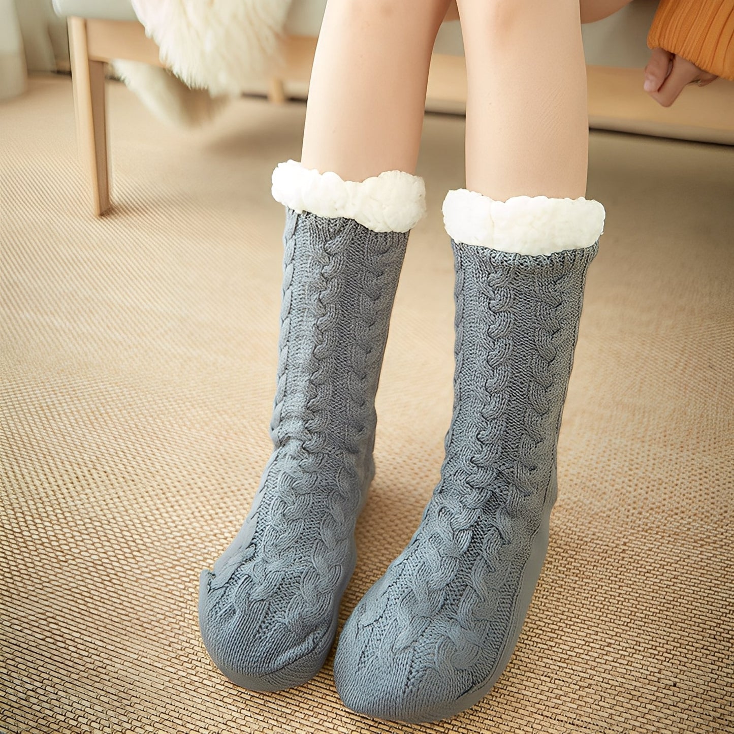 Jessica - Chaussettes douillettes pour femmes et hommes