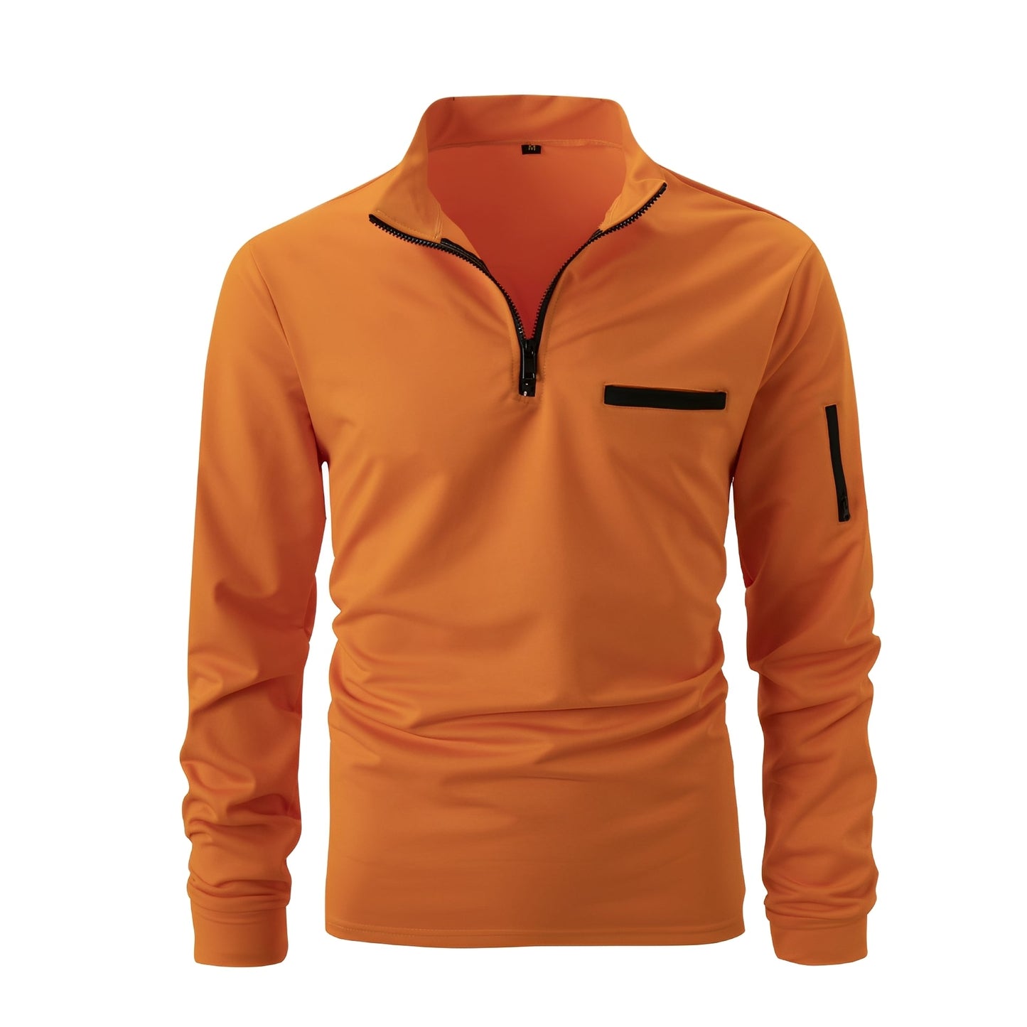 Lucian - Chemise détendue avec fermeture éclair et poche pour hommes