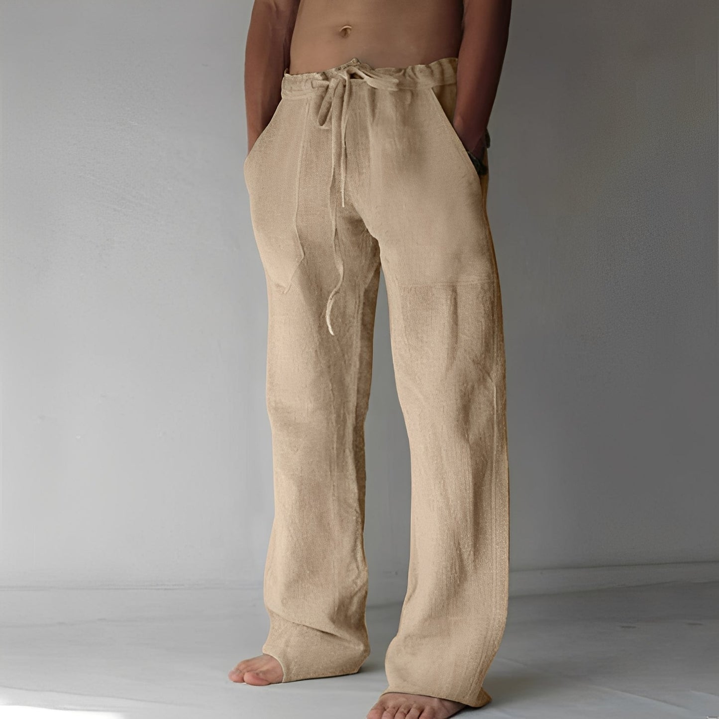 Martin - Pantalon décontracté en lin pour hommes
