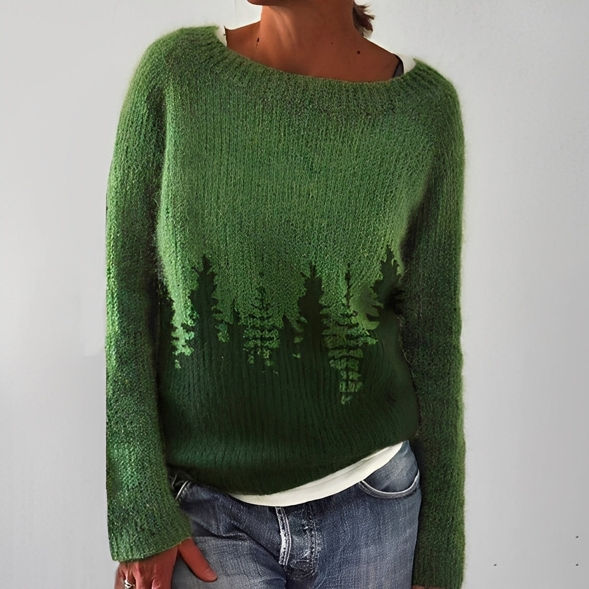 Christiana - Pull imprimé classique pour femmes