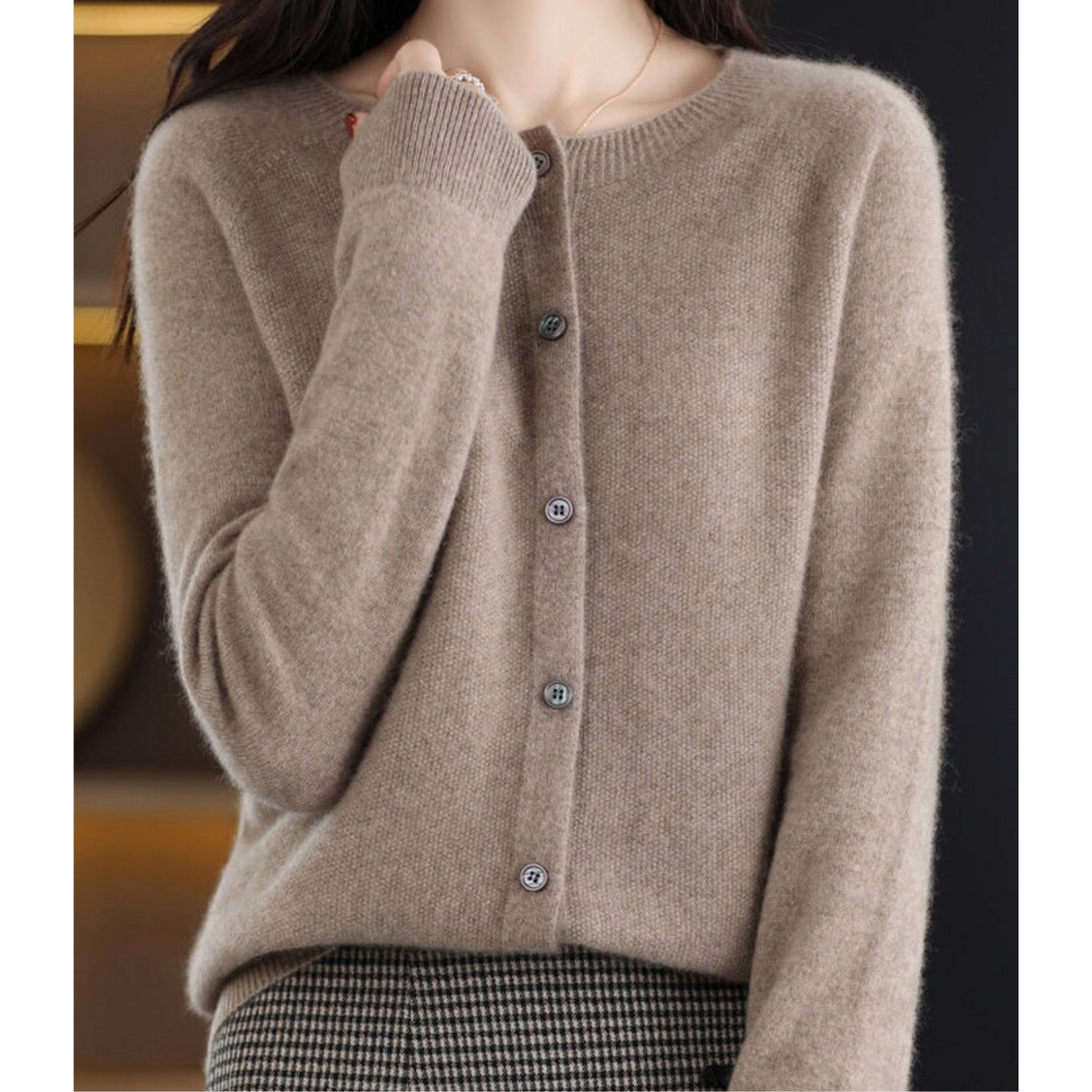 Ina - Pull col rond en cachemire