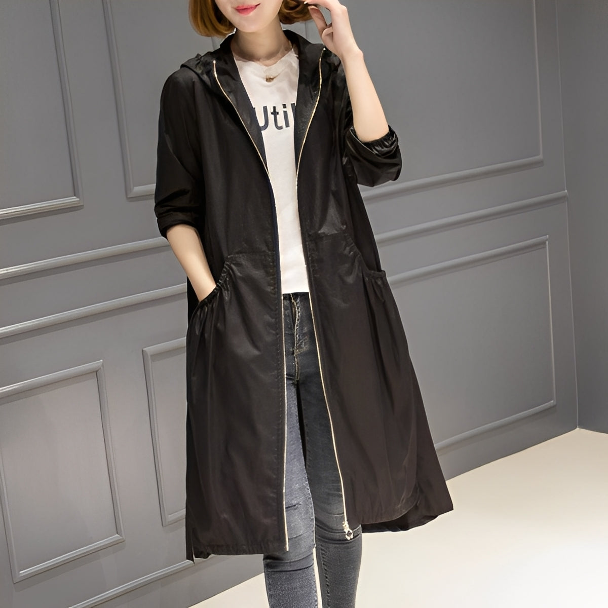 Margarette - Élégant manteau imperméable avec capuche pour femmes