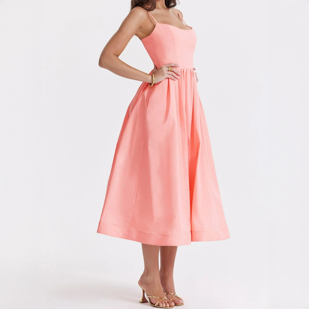 Robe Sans Manches (tank Dress) Femme - Taille S - Marque She’s Cool - Multicolore - Occasion Très Bon état