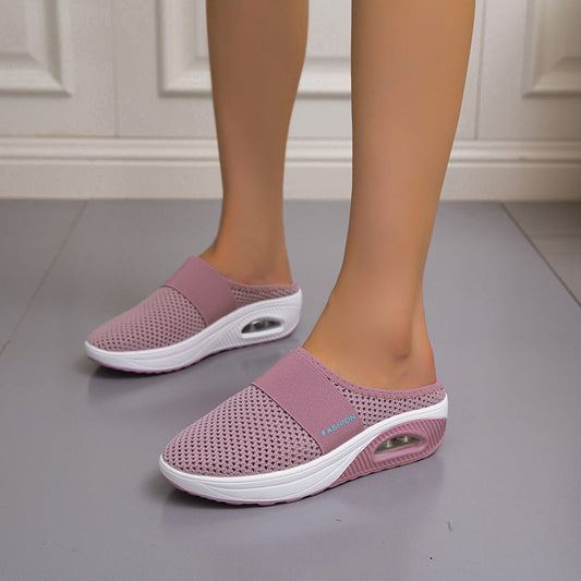 Wendi - Sandales Compensées Slip-On Orthopédiques pour Femmes