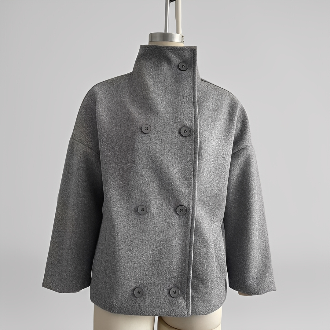 Barby - Eleganter Mantel mit Stehkragen für Damen