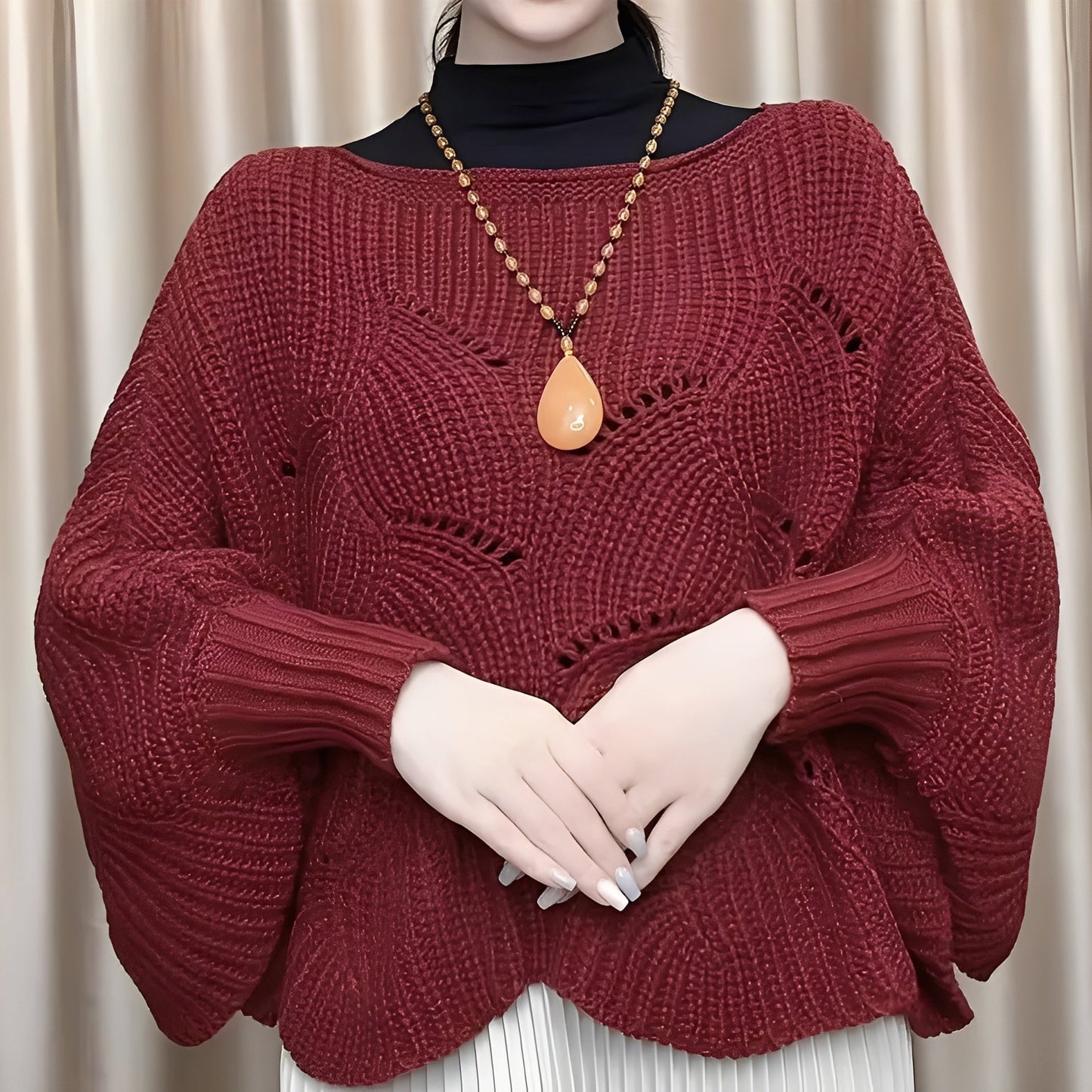 Celestine - Sweat thermique pour femmes à manches larges