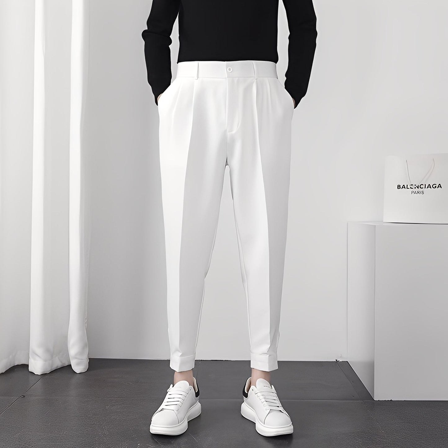 Micheal - Pantalon moderne, confortable et large pour hommes