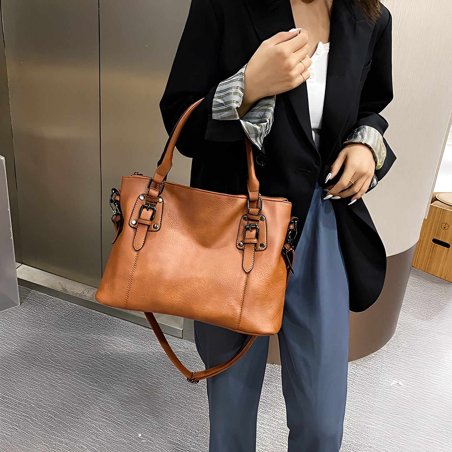 Lauren - Grand sac à bandoulière classique pour femmes