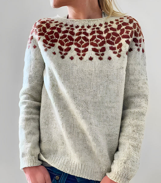 Christiana - Pull imprimé classique pour femmes