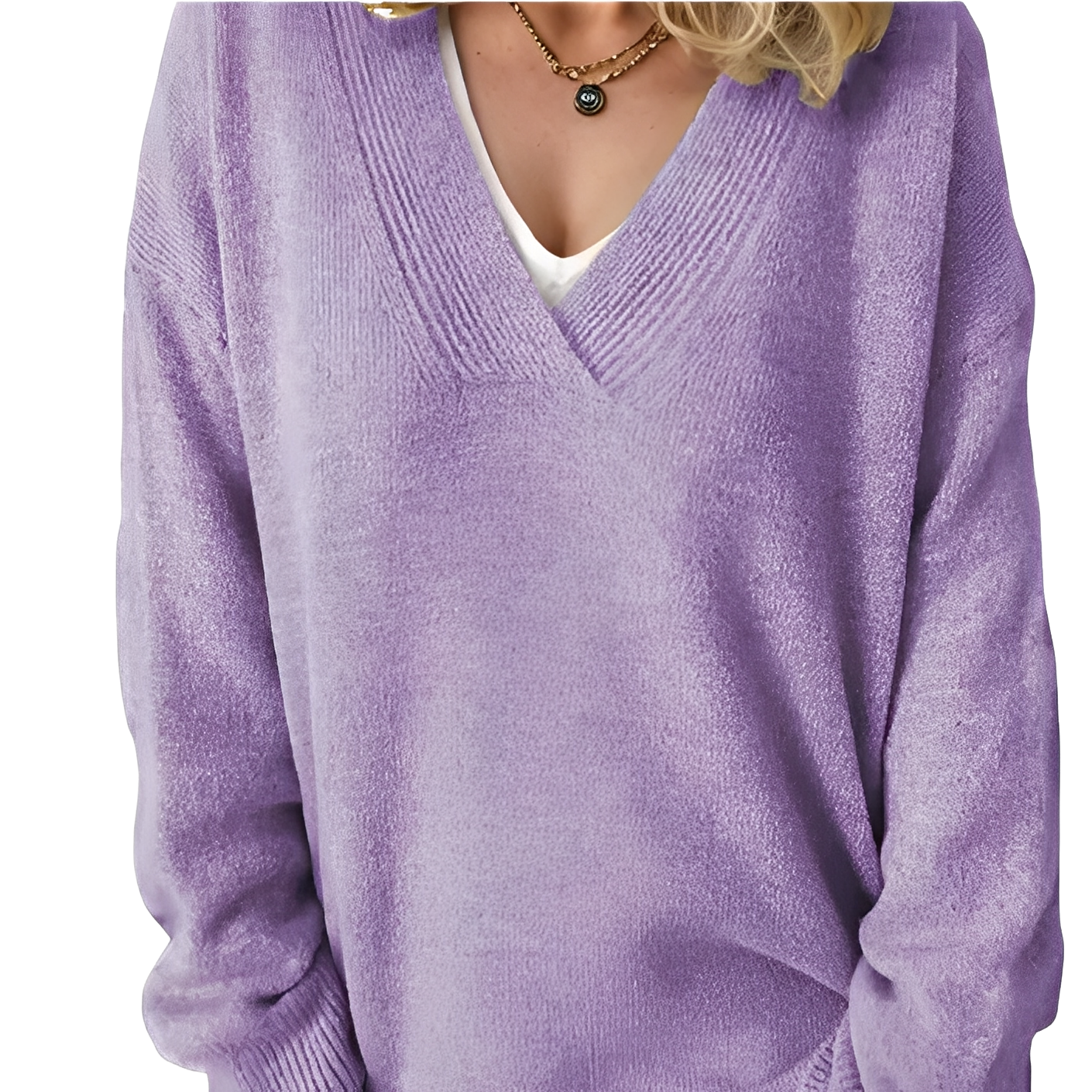 Camryn - Pull ample en maille décontractée pour femmes