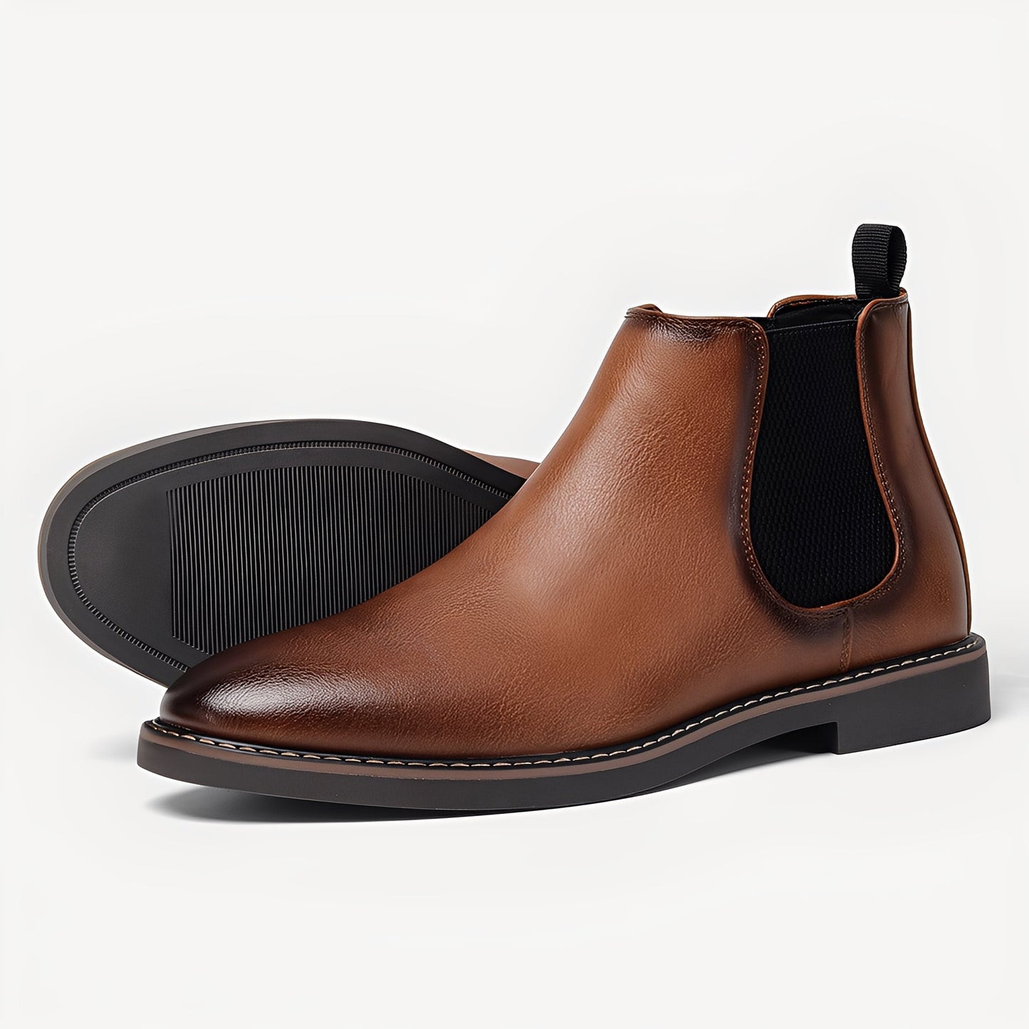 Clifton - Bottes Chelsea en cuir classiques pour hommes