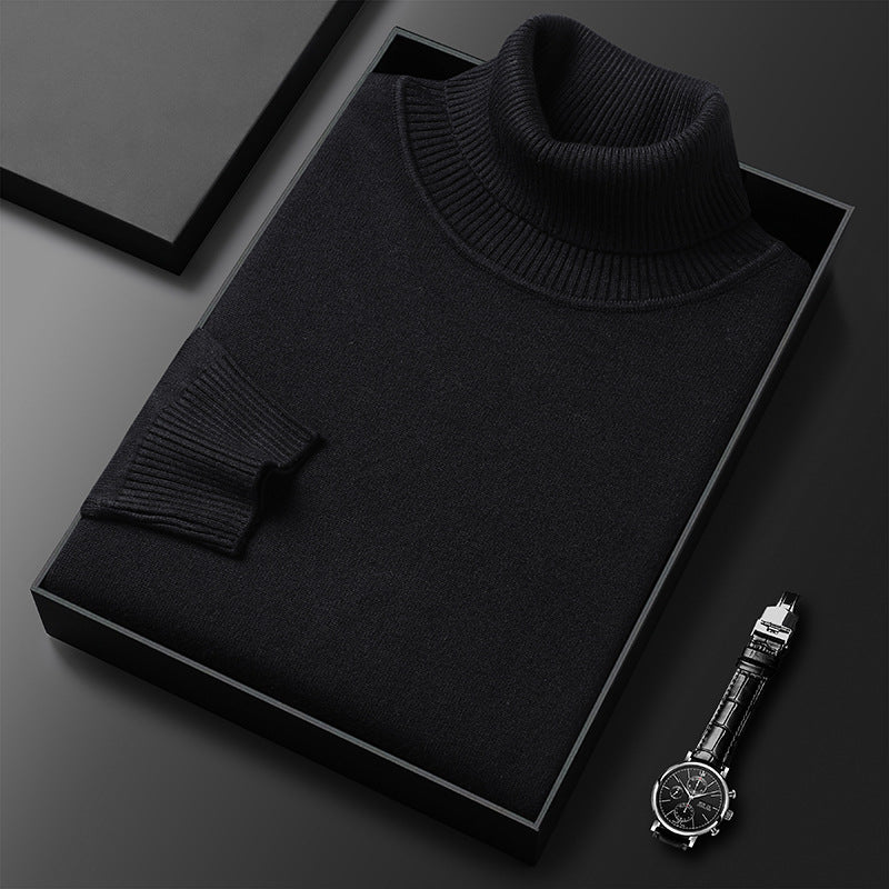 Patrick - Elegant and fitted turtleneck sweater for men