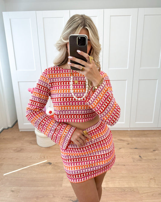 Giada – Ensemble Haut Court et Jupe Courte