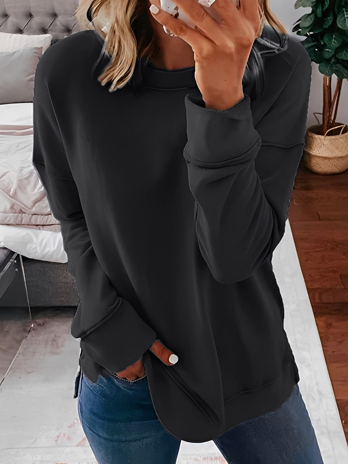 Annalee - Pull décontracté vintage pour femme