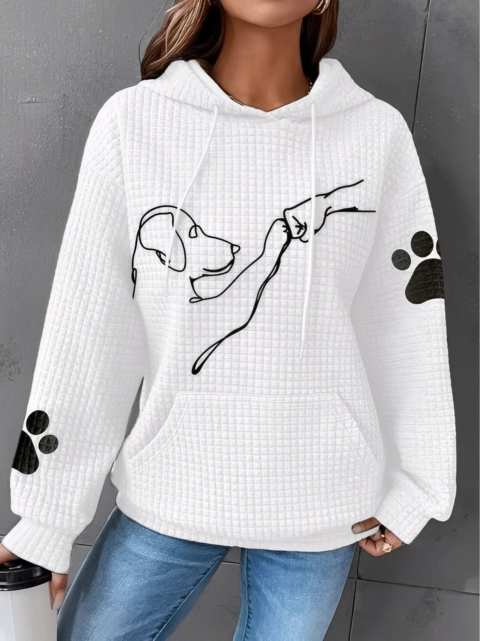 Berenice - Hoodie chaud imprimé pour femmes