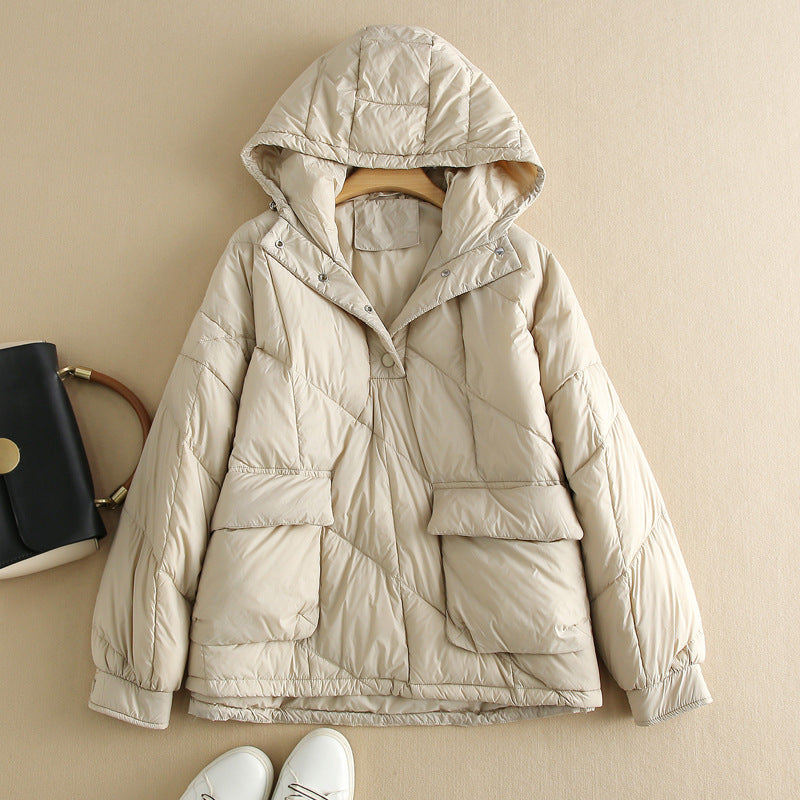 Amery - Manteau matelassé coloré et confortable avec capuche pour femmes