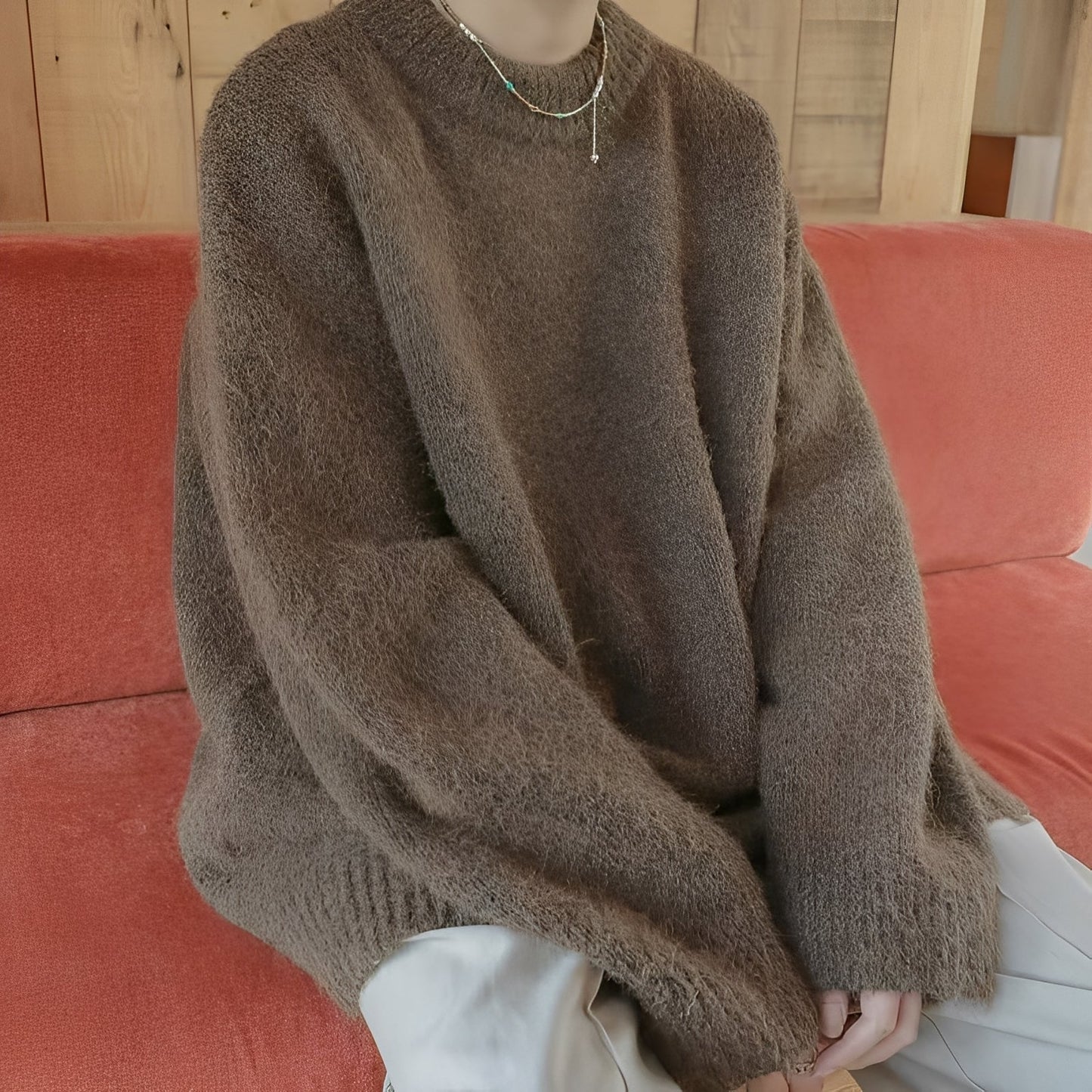 Olyvia - Pull simple et large pour femmes