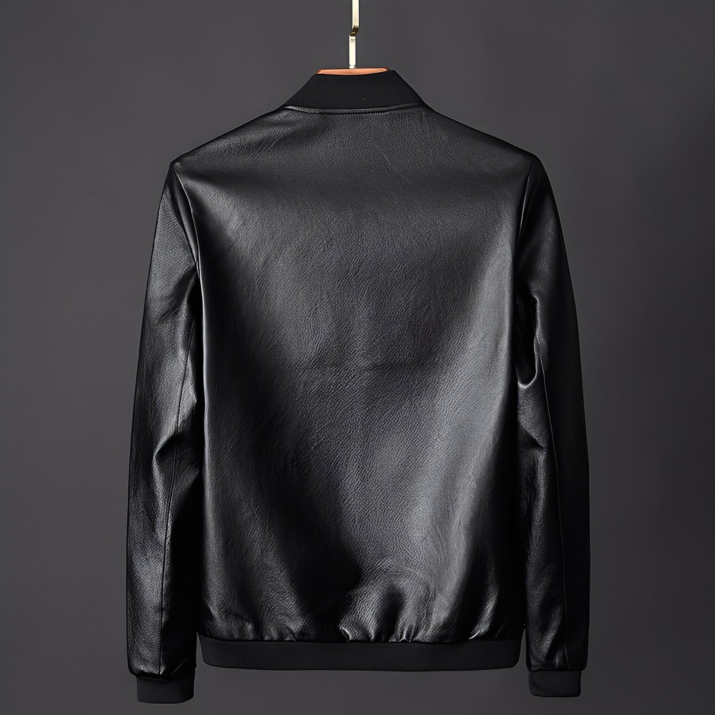 Jeremy - Blouson en cuir de motard chic pour hommes