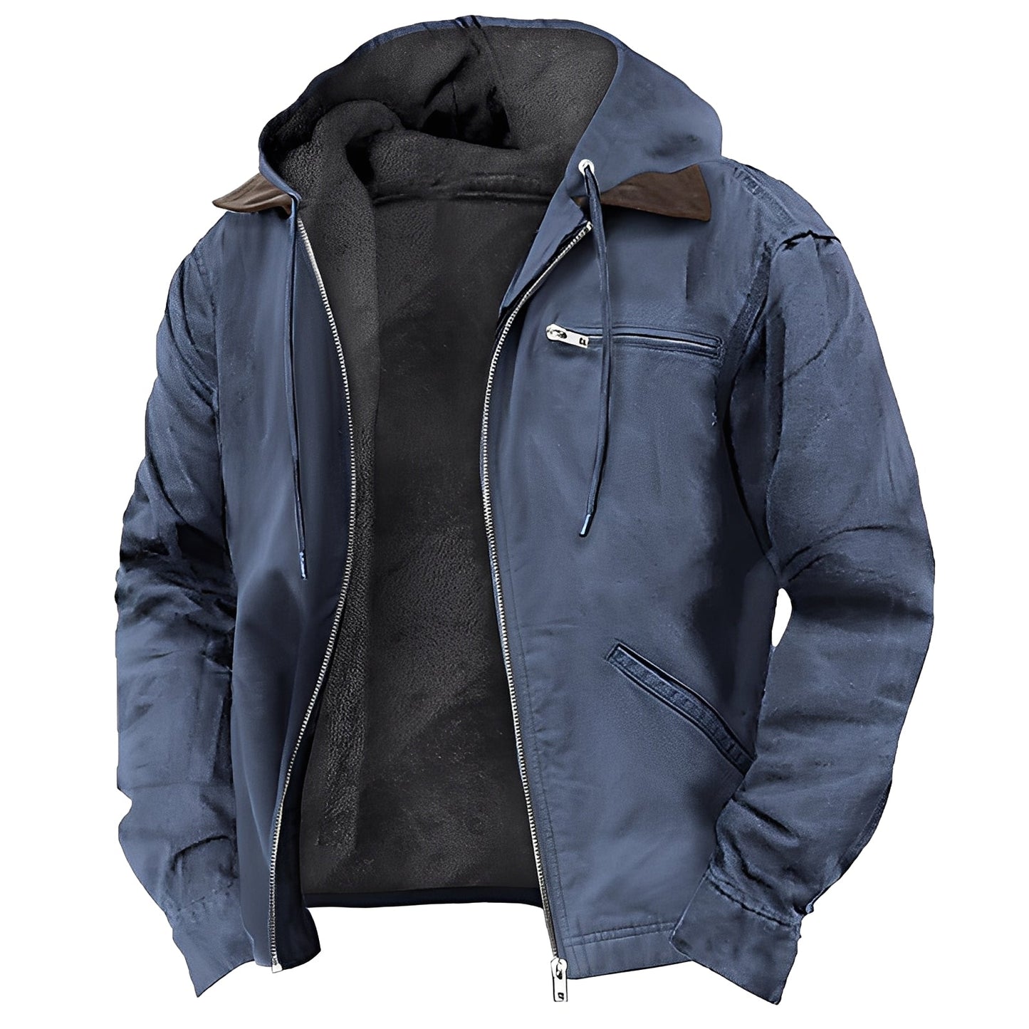 Adrian - Manteau chaud pour extérieur avec capuche pour hommes