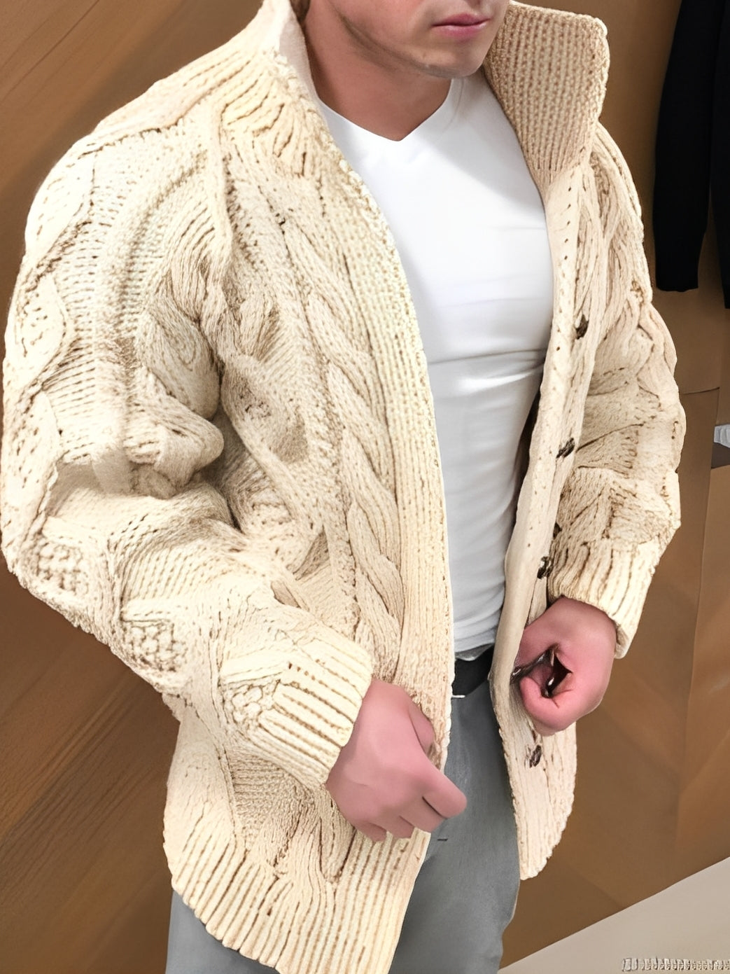 Donovan - Joli cardigan chaud pour hommes