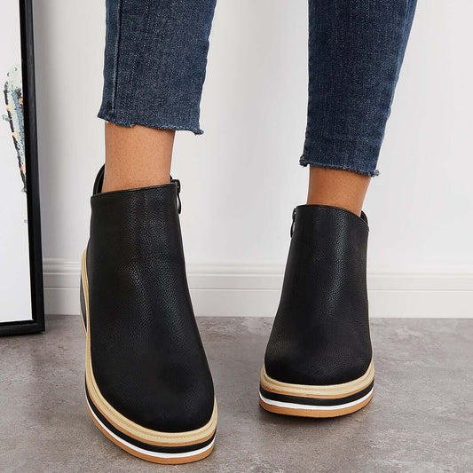 Danielle – Bottes à plateforme tendance
