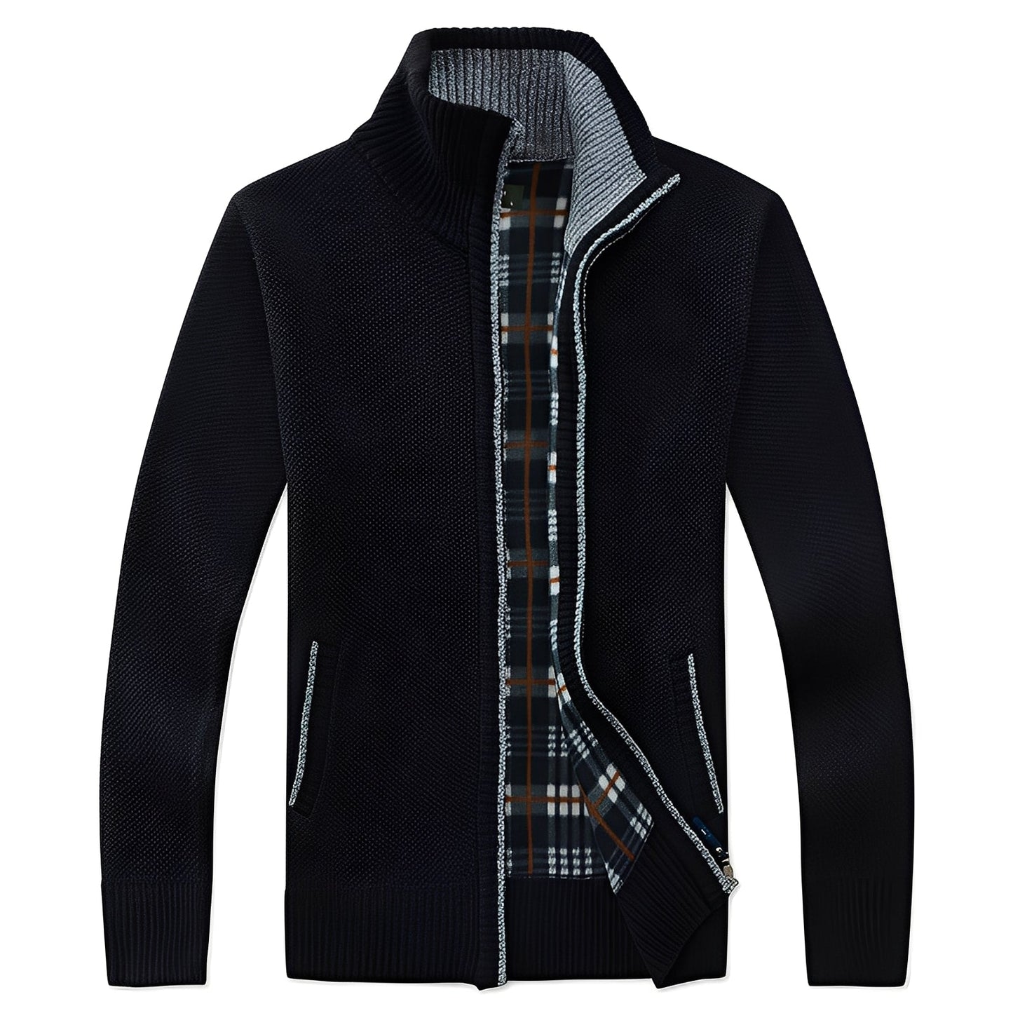 Shaw - Cardigan Classique avec Doublure pour Hommes