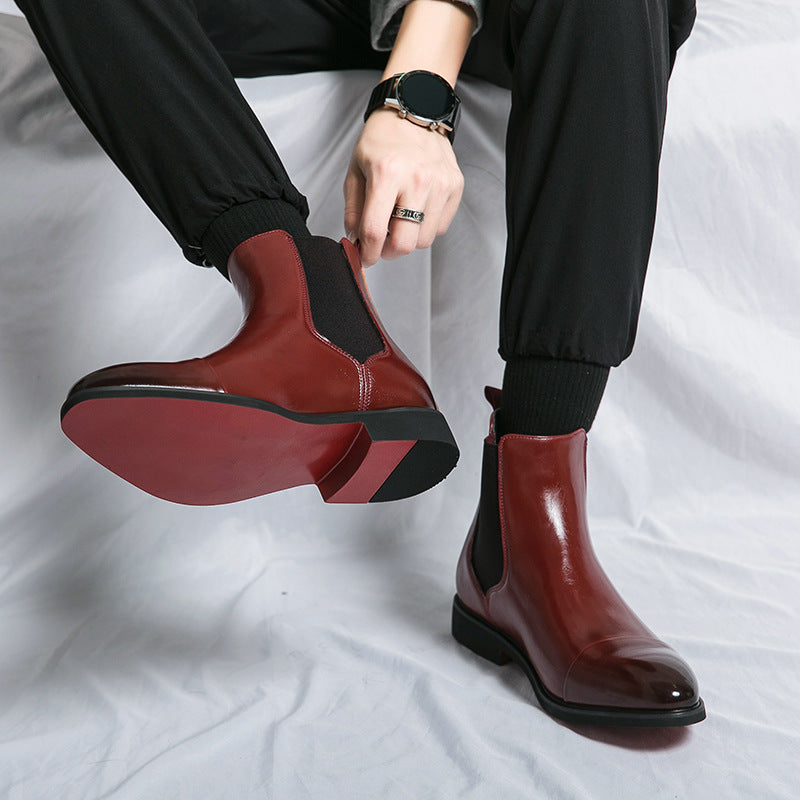 Kennith - Bottes Chelsea en cuir pour hommes, chic et décontractées