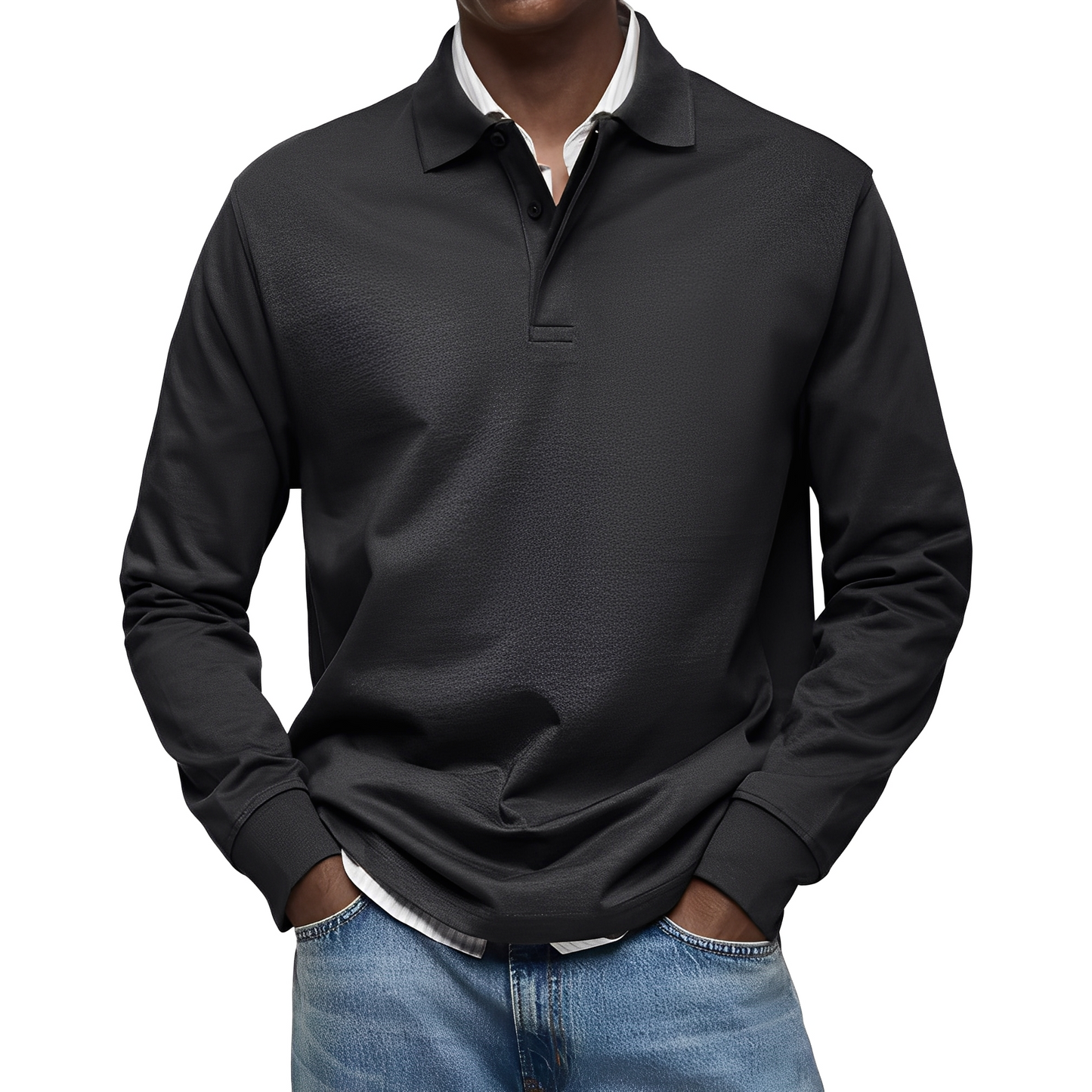 Alonzo - Men's long-sleeved buttoned shirt from Casula