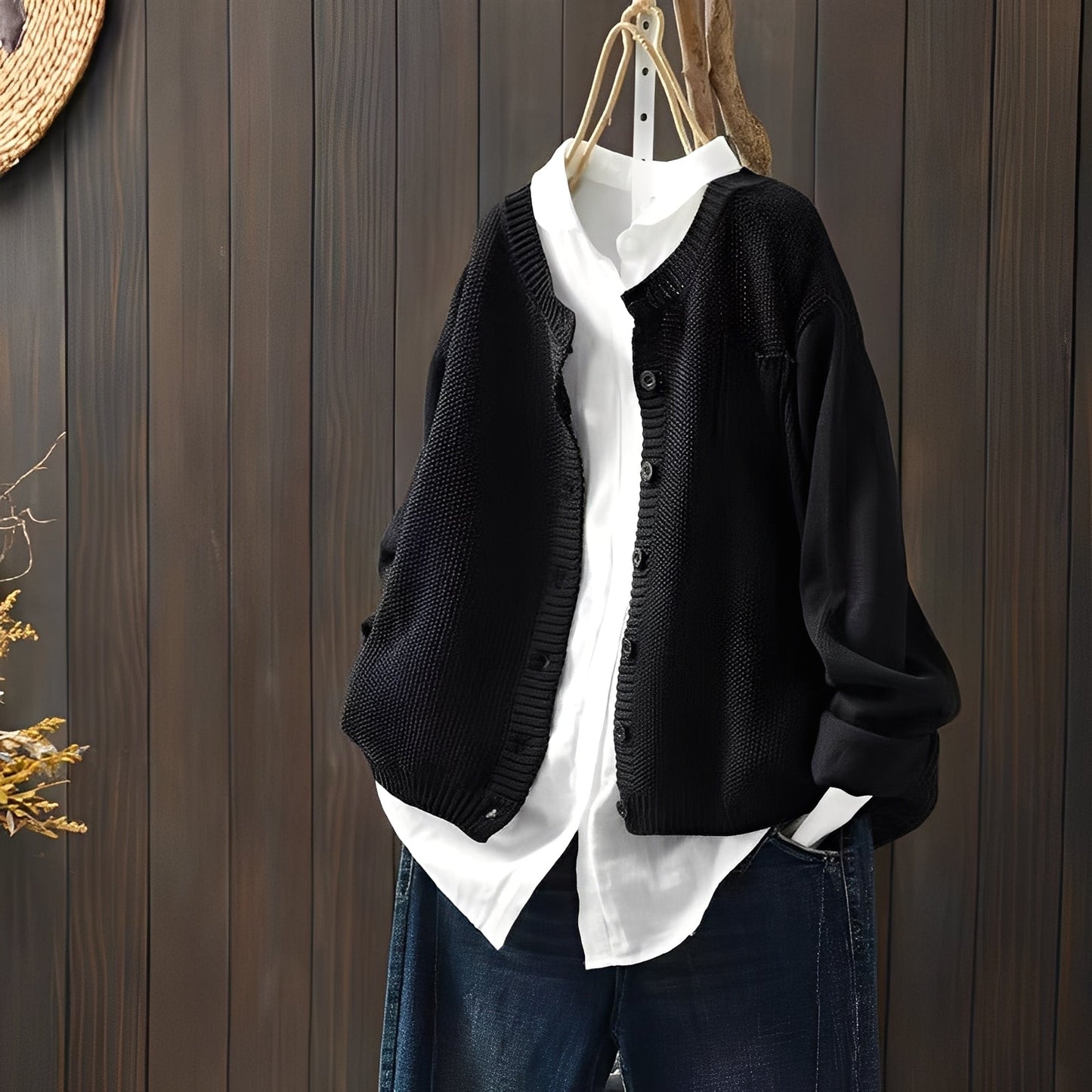 Shanon - Classique, grand cardigan pour femmes