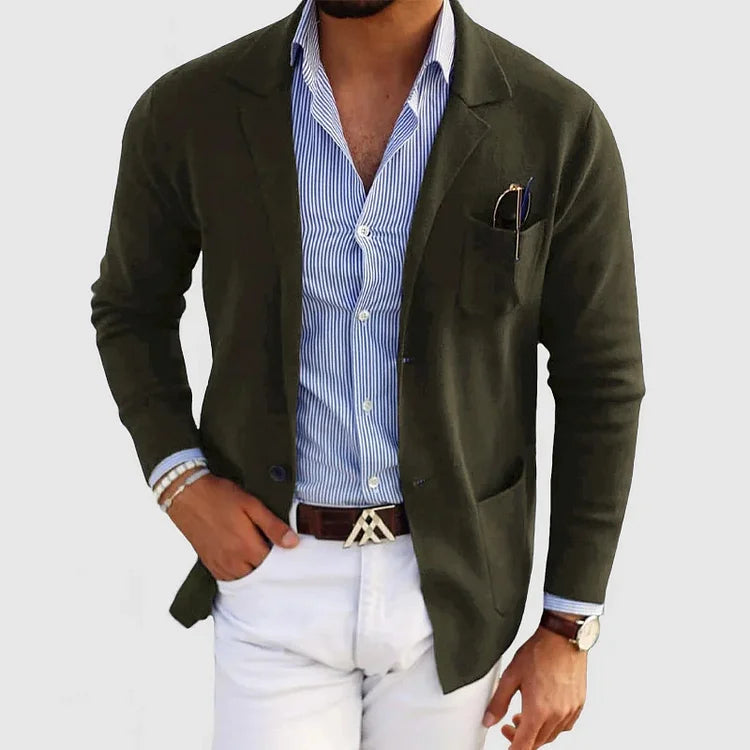 Nico – Veste chic pour homme avec col et boutons
