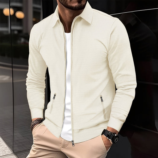 Norton - Blouson moderne de mi-saison avec fermeture éclair pour hommes