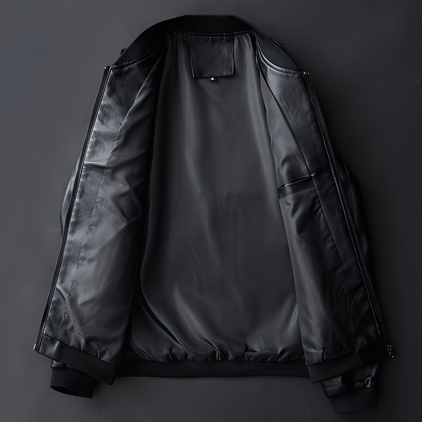 Jeremy - Blouson en cuir de motard chic pour hommes